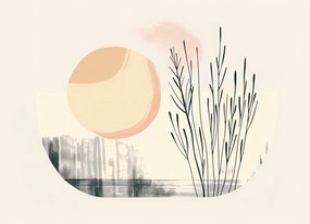 Poszter 18x13cm Pasztell Kelet