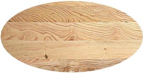 vidaXL tömör akácfa ovális alakú asztallap 120 x 60 x 2 cm