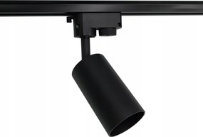 4, Spot Fényszóró Cső GU10 Sínre, fekete