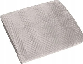 Velúr ágytakaró Sofia 220x240 Eurofirany bézs