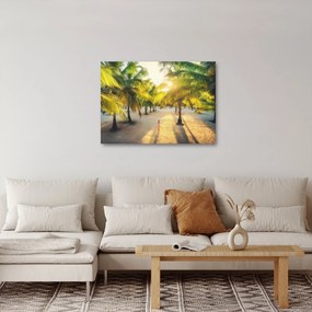 Kép - Nő a pálmafáknál (70x50 cm)