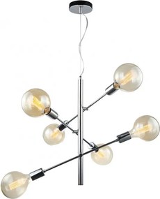 ITALUX MDM3582-6-CH MADALYN Glamour Csillár Króm E27 IP20