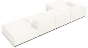 Bézs buklé szövet sarokkanapé (bal oldali) Jodie – Micadoni Home