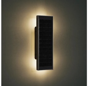 Brilagi - SUN napelemes LED fali lámpa, 2,5 W, 230 V, 30 cm, 2000 mAh, IP44