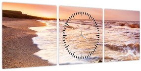 Kép - Tenger (órával) (90x30 cm)