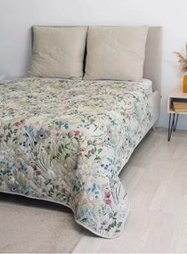 Lenvászon steppelt paplan ágytakaró Len (színek, méretek) Lengyel gyártás