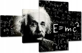 Faliórák 130x80 Albert Einstein E=MC2