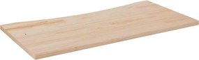 vidaXL tömör fenyőfa asztallap 100 x 50 x 2,5 cm