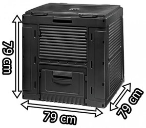 E-komposztáló, talapzat nélkül 470 l