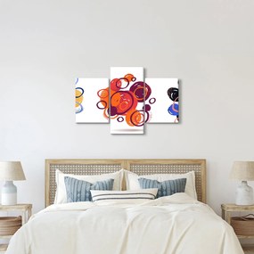 Színes körök képe (90x60 cm)