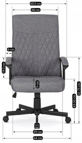 Szürke Irodai Forgószék SERGIO