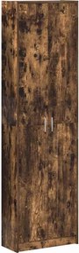 vidaXL Ruhásszekrény polcokkal Füstölt tölgy 55 x 25 x 189 cm Faanyag