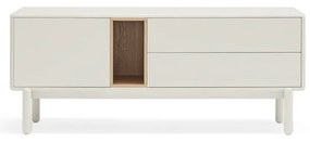 Krémszínű TV-állvány 140x56x40 cm Corvo – Teulat