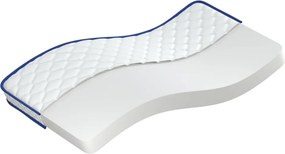 vidaXL memóriahabos matrac 200 x 140 x 17 cm puha