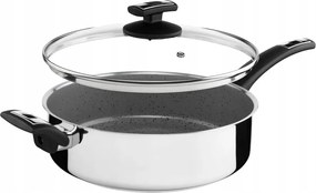 Kolimax Serpenyő Cerammax Pro Standard 26 cm fogantyúval, üvegfedővel, szürke