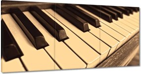 Vászonkép 60x30 Billentyűzet Zongora