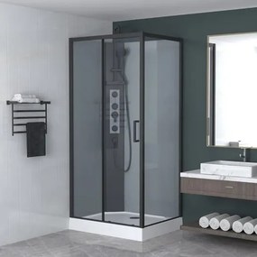 Zuhanykabin téglalap 100x80 cm SAT Project SATPROBOX10080CT