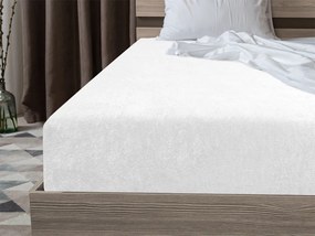 Frottír EXCLUSIVE fehér lepedő 200x220 cm