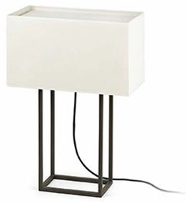 FARO VESPER asztali lámpa, barna, E27 foglalattal, IP20, 29985