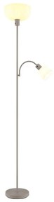 Globo 59947S - HINTON állólámpa 1xE27/40W/230V + 1xE14/25W