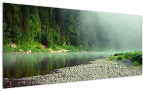 Kép - Folyó az erdőben (120x50 cm)