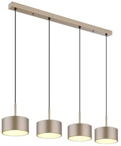 Globo 56964-4H - LED kábeles csillár RAYMOND LED/40W/230V 3000K sárgaréz