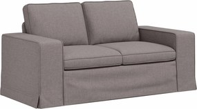 vidaXL Kanapé Tópszínű 162 x 80 x 82 cm szövet