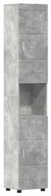 Fürdőszoba Székény TULUM Beton szürke 37 x 31,5 x 203 cm