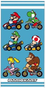 Super Mario Mariokart fürdőlepedő, strand törölköző 70x140cm