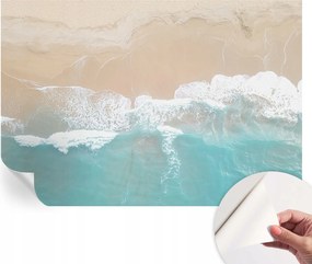 Fotótapéta Fali tapéta Hálószobába és Nappaliba Zümmögő hullámok 152x104 cm