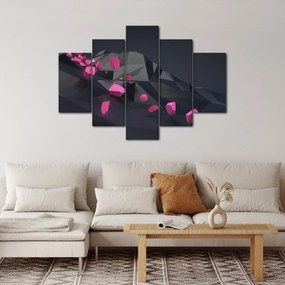 A 3D absztrakció képe (150x105 cm)