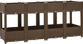 vidaXL polipropilén magaságyás 160 x 40 x 71 cm