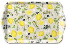 Olives and lemon műanyag kistálca 13x21cm