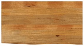 tömör mangófa természetes élű asztallap 100 x 60 x 2,5 cm