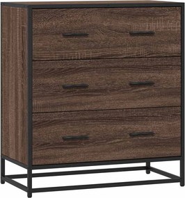 vidaXL barna tölgy színű szerelt fa tálalószekrény 68 x 35 x 76 cm