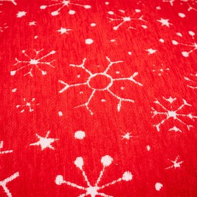 4Home Snowfall in Red párnahuzat, 45 x 45 cm