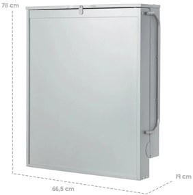 Zöld-szürke függő pelenkázó Roba style - Roba