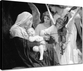 Vászonkép 40x30 Bouguereau Angyalok éneke