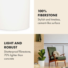 Fox & Fern Gendt, virágcserép, fiberstone, beltér/ kültér