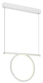 LED Csillár zsinóron LOOP LED/20W/230V fehér