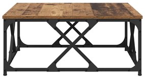 Dohányzóasztal Régi fa 70 x 70 x 30 cm Faanyag