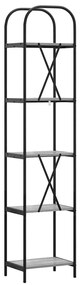 Könyvespolc Szürke sonoma 40 x 30 x 183 cm Faanyag