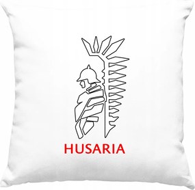 Huszár párna Symbol fehér