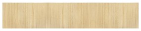 négyszögletű világos természetes bambusz szőnyeg 60 x 300 cm