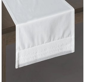 Mabel exkluzív asztali futó Fehér 35x140 cm