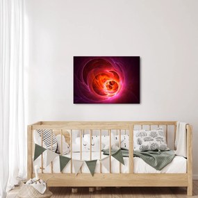 Modern rózsaszín absztrakció képe (70x50 cm)