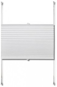 Plisse Roló 60 x 125 cm Fehér Redős Roló