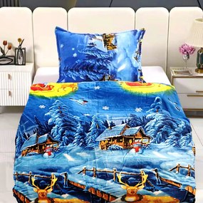 Mikroplüss ágynemű Homa LEVINA HOLIDAYS 140x200 cm