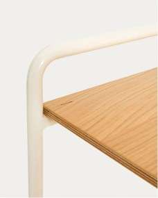 Gyerek íróasztal kőrisfa dekoros asztallappal 45x82 cm Tinn – Kave Home