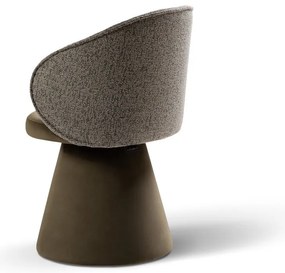 Sötétzöld bársony fotel Inez – Micadoni